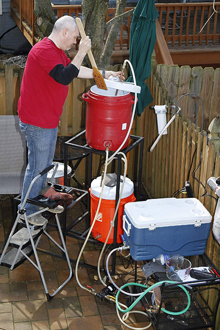 5 gallons beer brewing