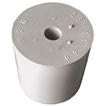 Rubber stopper with hole